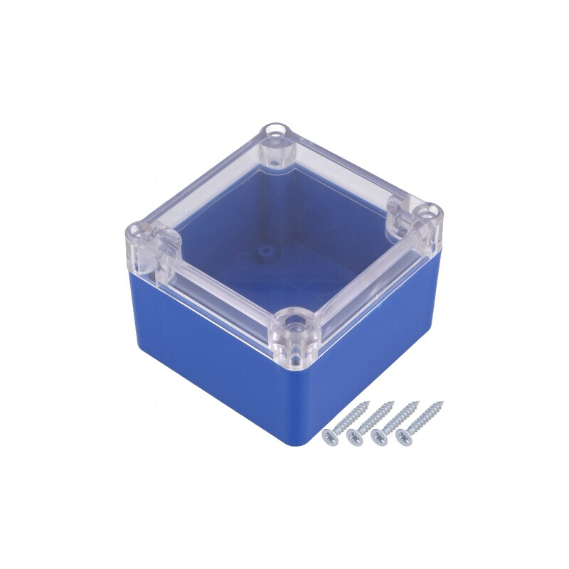 Carcasă universală ABS albastră IP65 80x82x55mm | Electronic-mag.ro | Componente Electronice
