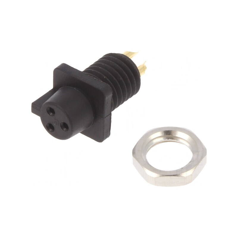 Conector Circular 60V 3 Pin Soclu Mamă 3A | Electronic-mag.ro | Componente Electronice