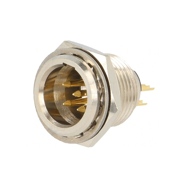 Conector XLR mini 5 pini pentru lipire | Electronic-mag.ro | Componente Electronice