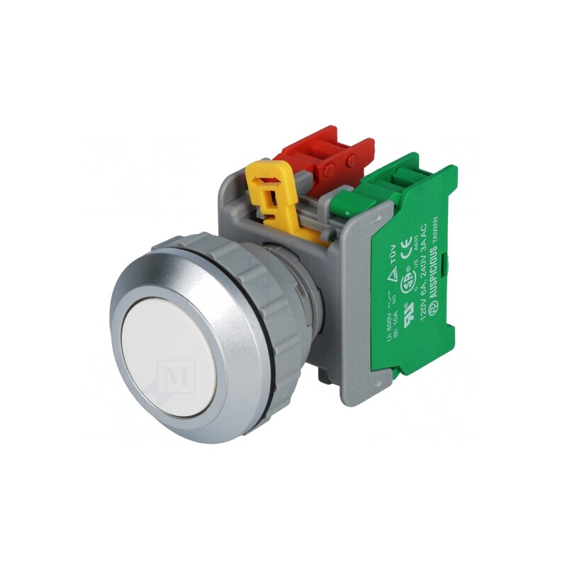 Comutator acționat prin apăsare 30mm 1 NC NO | Electronic-mag.ro | Componente Electronice