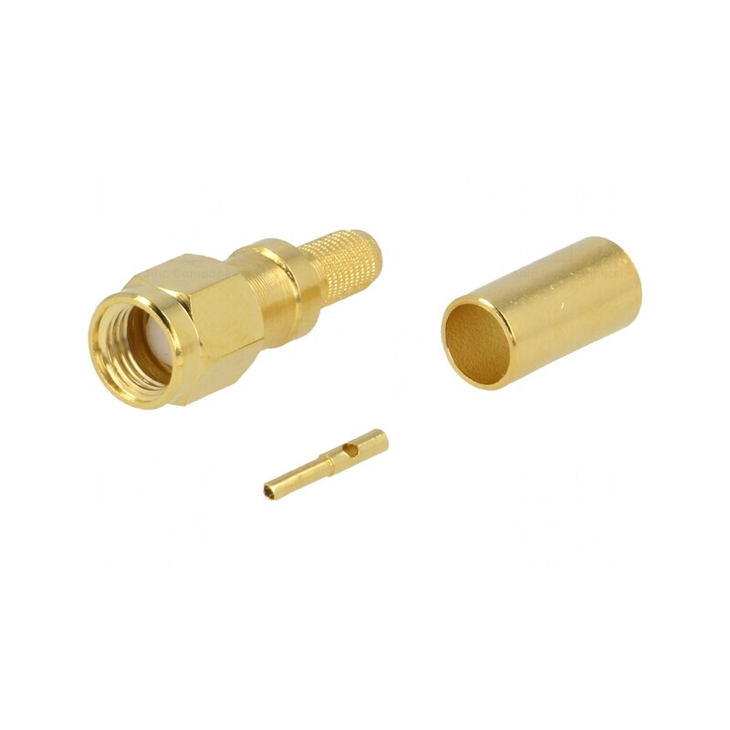 Mufă SMA Reverse Mamă RG58 50Ω Crimpată PTFE | Electronic-mag.ro | Componente Electronice