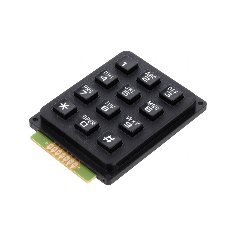 Tastatură 12 butoane 20mA | Electronic-mag.ro | Componente Electronice