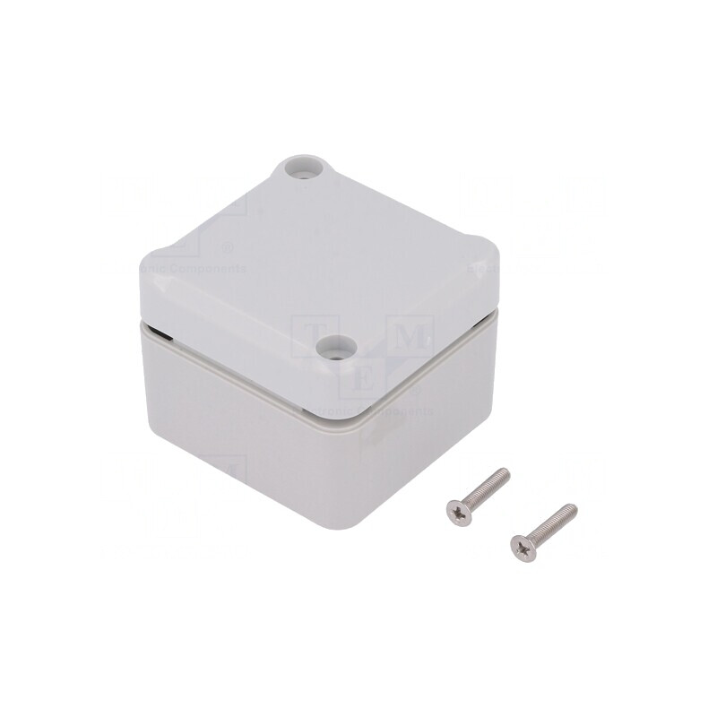 Carcasă Universală 49mm x 51mm x 36mm cu Bucșă din Alamă | Electronic-mag.ro | Componente Electronice