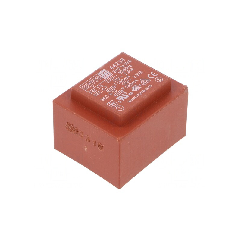 Transformator Encapsulat 5VA 230V 15V 15V 167mA PCB | Electronic-mag.ro | Componente Electronice