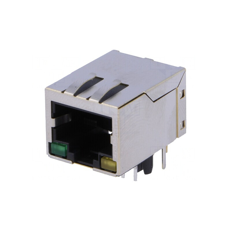 Soclu RJ45 8p8c Ecranat cu LED | Electronic-mag.ro | Componente Electronice Soclu RJ45 8p8c Ecranat cu LED | Electronic-mag.ro | Componente Electronice
