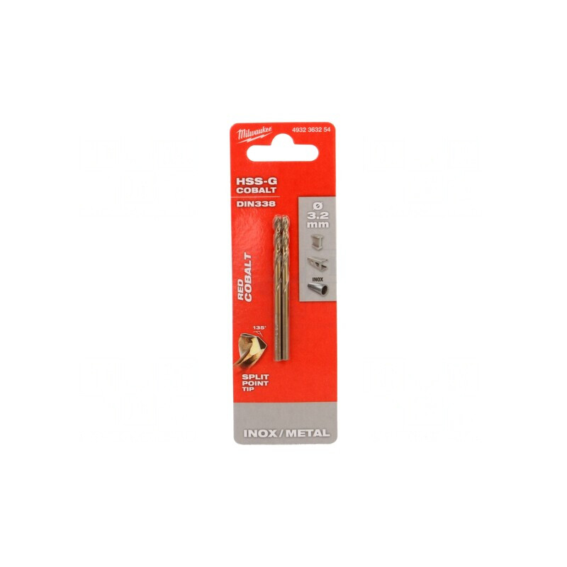 Burghiu Metal 3.2mm Oțel Rapid Cobalt HSS-Co 2buc | Electronic-mag.ro | Componente Electronice