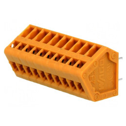 Regletă Conexiuni PCB Unghi 2.54mm 10 Piste 6A 250V | Electronic-mag.ro | Componente Electronice