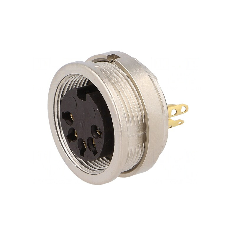 Conector M16 Soclu Mamă 5 PIN 60V IP40 5A | Electronic-mag.ro | Componente Electronice