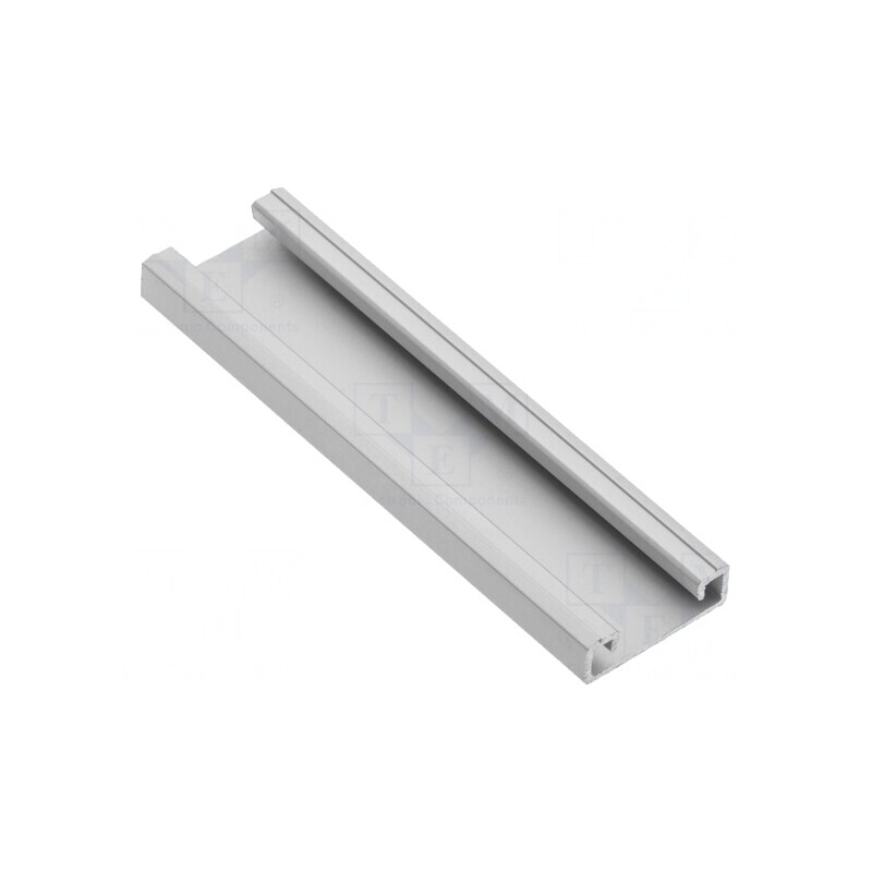 Profil Aluminiu Argintiu 1m pentru Module LED de Suprafață | Electronic-mag.ro | Componente Electronice