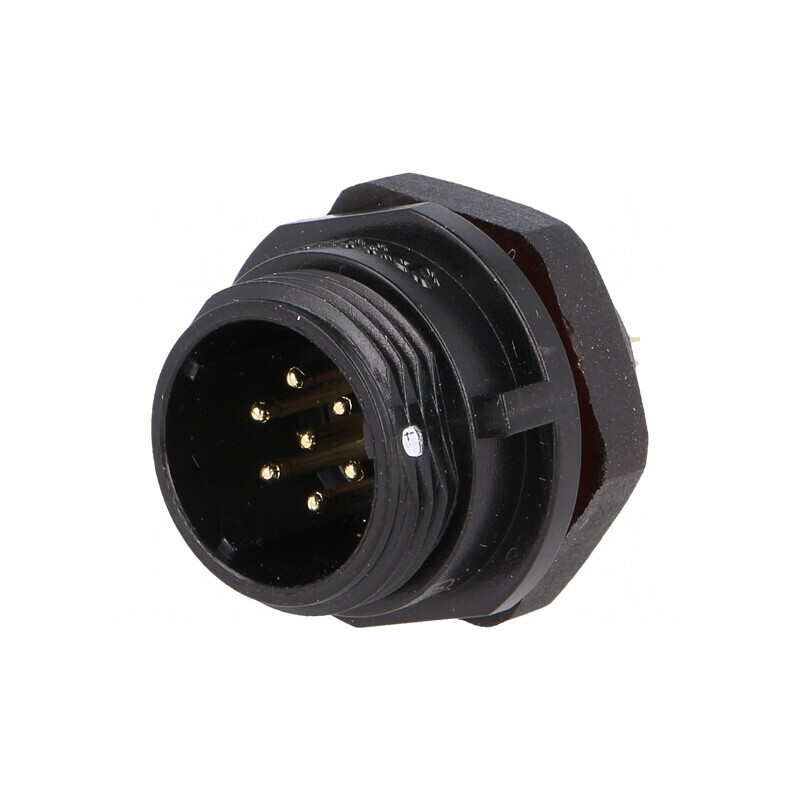 Conector Panou 7-PIN IP68 5A Lipire | Electronic-mag.ro | Componente Electronice