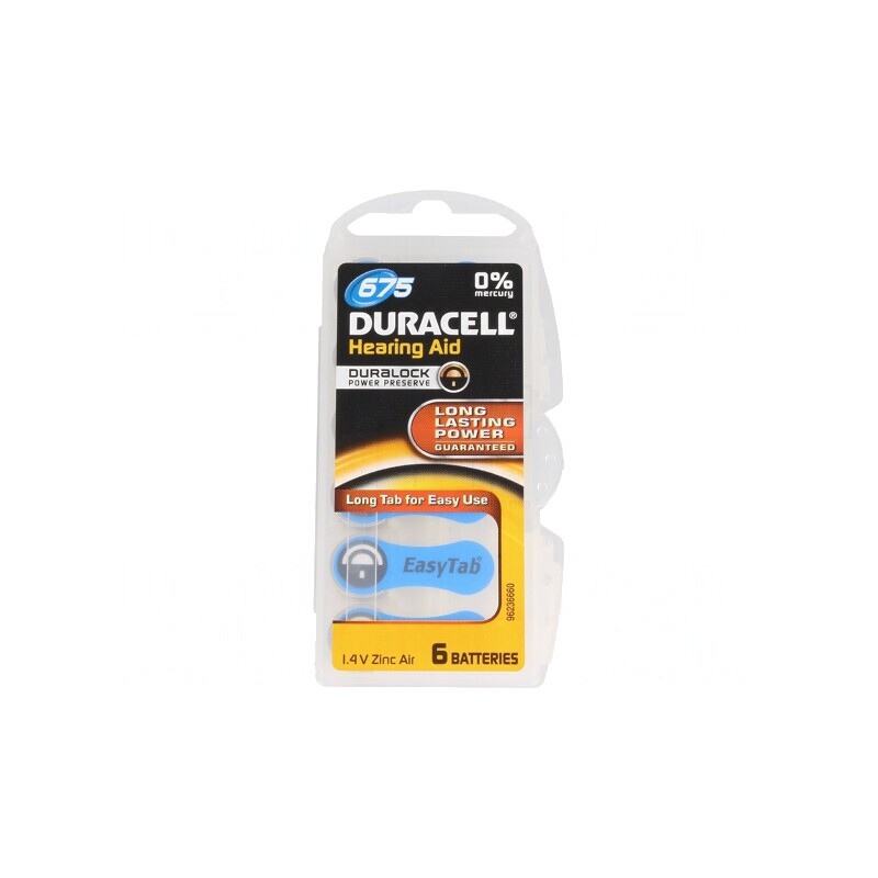 Baterie Zinc-Aer 1,4V AC675 Monedă 600mAh 6 Buc. | Electronic-mag.ro | Componente Electronice