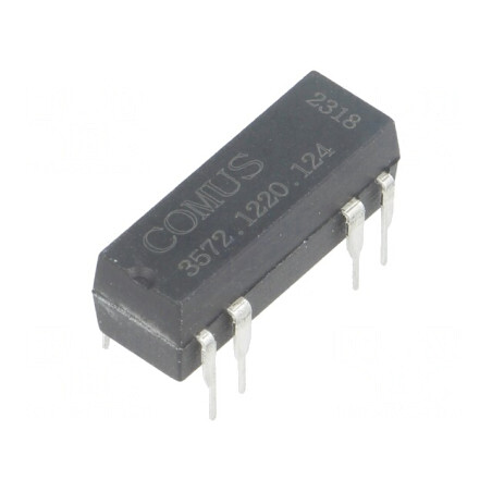 Releu senzor reed 12VDC 500mA DPST-NO | Electronic-mag.ro | Componente Electronice