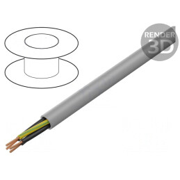 Cablu PURO-JZ 4G1,5mm2 Neecranat Gri | Electronic-mag.ro | Componente Electronice