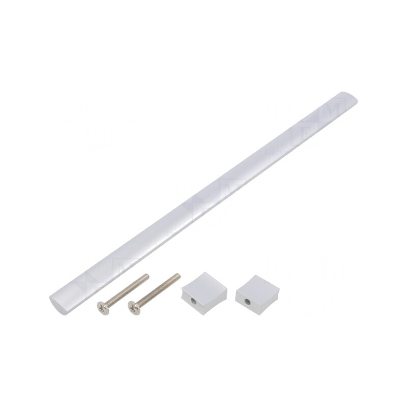 Manetă Aluminiu Naturală 30.5mm x 276mm x 15.5mm | Electronic-mag.ro | Componente Electronice