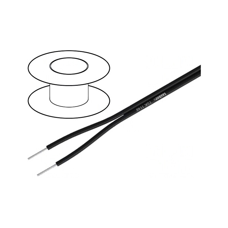 Cablu Căști Neecranat Negru 1.4x2.8mm | Electronic-mag.ro | Componente Electronice