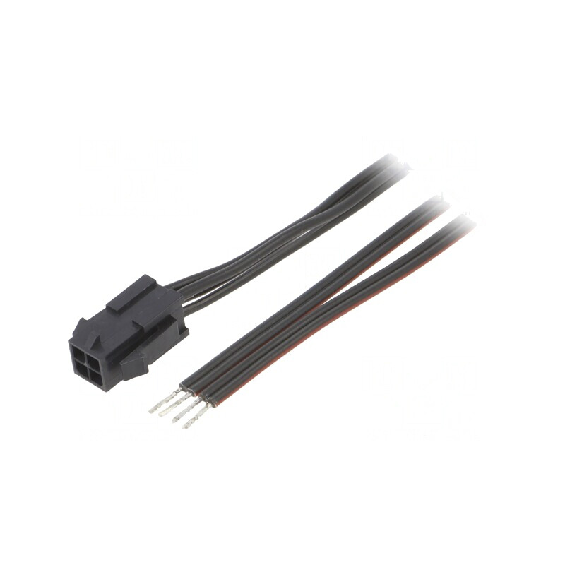 Cablu Micro-Fit 3.0 4 PIN 0,4m 4A PVC | Electronic-mag.ro | Componente Electronice