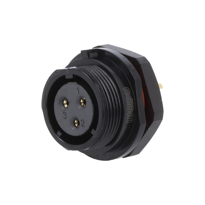 Soclu Mamă SP17 3 PIN IP68 500V 10A | Electronic-mag.ro | Componente Electronice