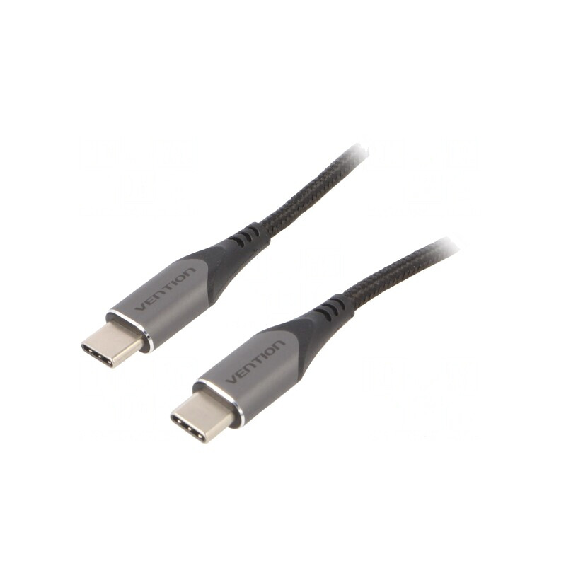 Cablu USB C 2.0 Negru 1m 480Mbps | Electronic-mag.ro | Componente Electronice
