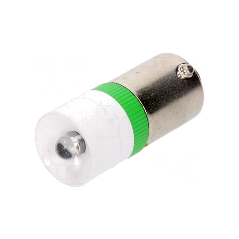 Lampă LED verde 230VAC BA9S | Electronic-mag.ro | Componente Electronice