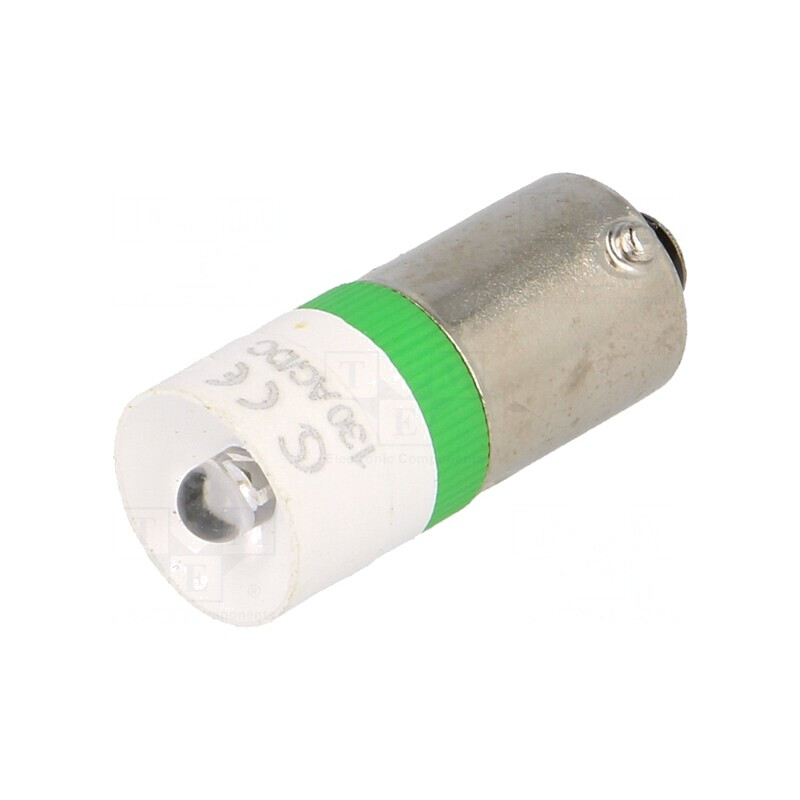 Lampă LED verde 130V BA9S | Electronic-mag.ro | Componente Electronice