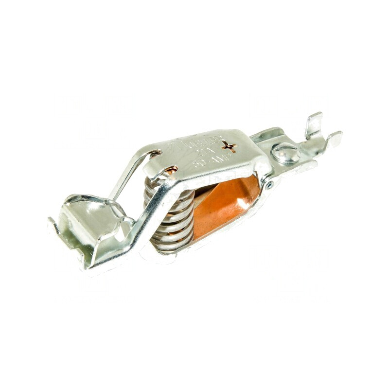 Bornă crocodil 50A max.27mm cositorit | Electronic-mag.ro | Componente Electronice