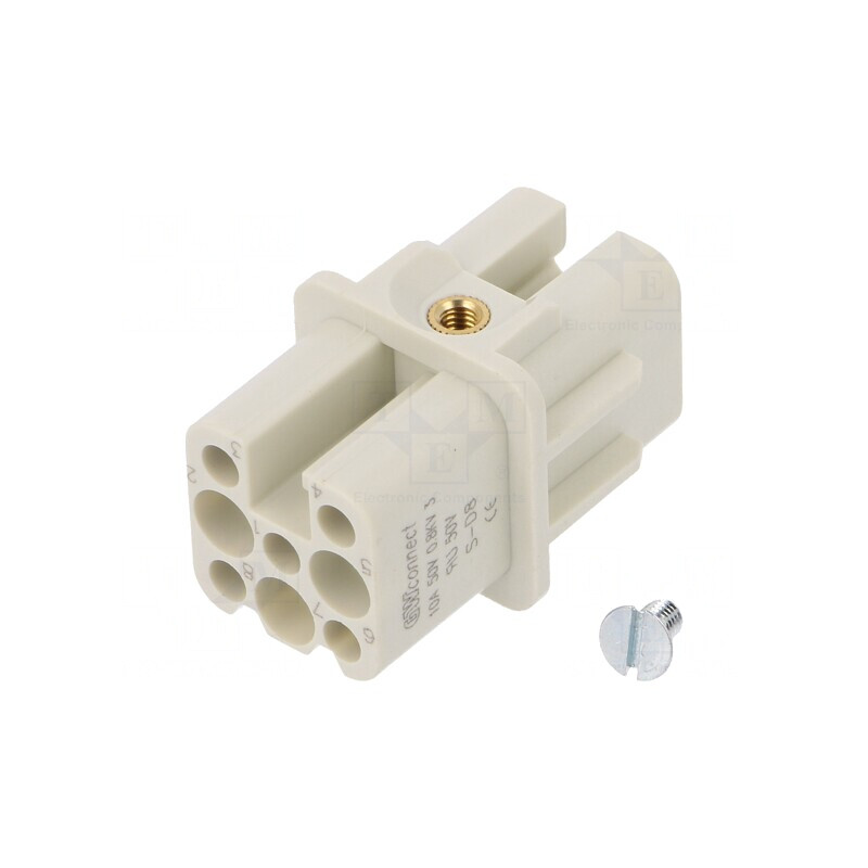 Conector HDC cu 8 Pinuri, Contact Mamă, -40÷125°C | Electronic-mag.ro | Componente Electronice