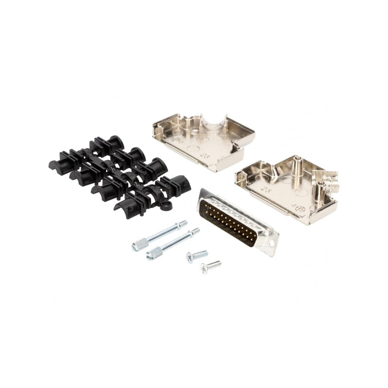 Conector D-Sub 25 PIN Mufă Tată 45° Lipire Pe Cablu | Electronic-mag.ro | Componente Electronice Conector D-Sub 25 PIN Mufă Tată 45° Lipire Pe Cablu | Electronic-mag.ro | Componente Electronice