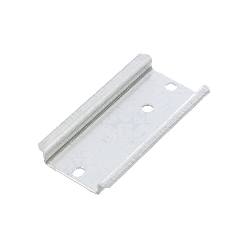 Şină DIN oţel 35mm x 7,5mm x 66mm pentru carcase | Electronic-mag.ro | Componente Electronice