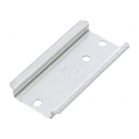 Şină DIN oţel 35mm x 7,5mm x 66mm pentru carcase | Electronic-mag.ro | Componente Electronice