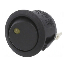 Comutator Rocker On-Off 20A 14V Negru cu LED | Electronic-mag.ro | Componente Electronice