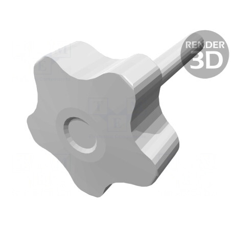 Buton de reglare 50mm M10 60mm 32mm | Electronic-mag.ro | Componente Electronice