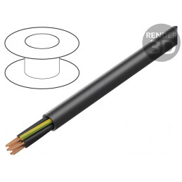 Cablu electric neecranat JZ-600 HMH 7x0,75mm2 600V/1kV negru | Electronic-mag.ro | Componente Electronice