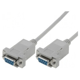 Cablu D-Sub 9 Pin 3m Gri | Electronic-mag.ro | Componente Electronice
