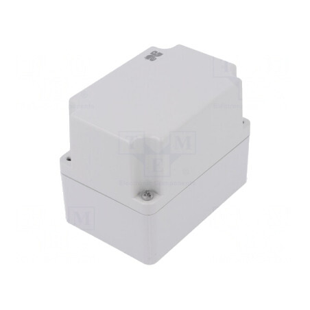 Carcasă Universală Gri IP65 75x110x90mm Industrială | Electronic-mag.ro | Componente Electronice