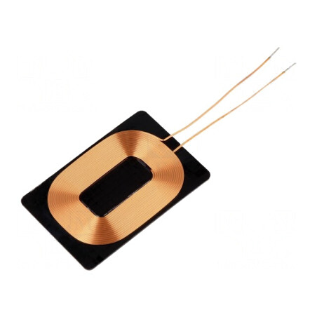 Bobină Încărcătoare Fără Fir 32,2x48,2x1,25mm 0,2Ω | Electronic-mag.ro | Componente Electronice