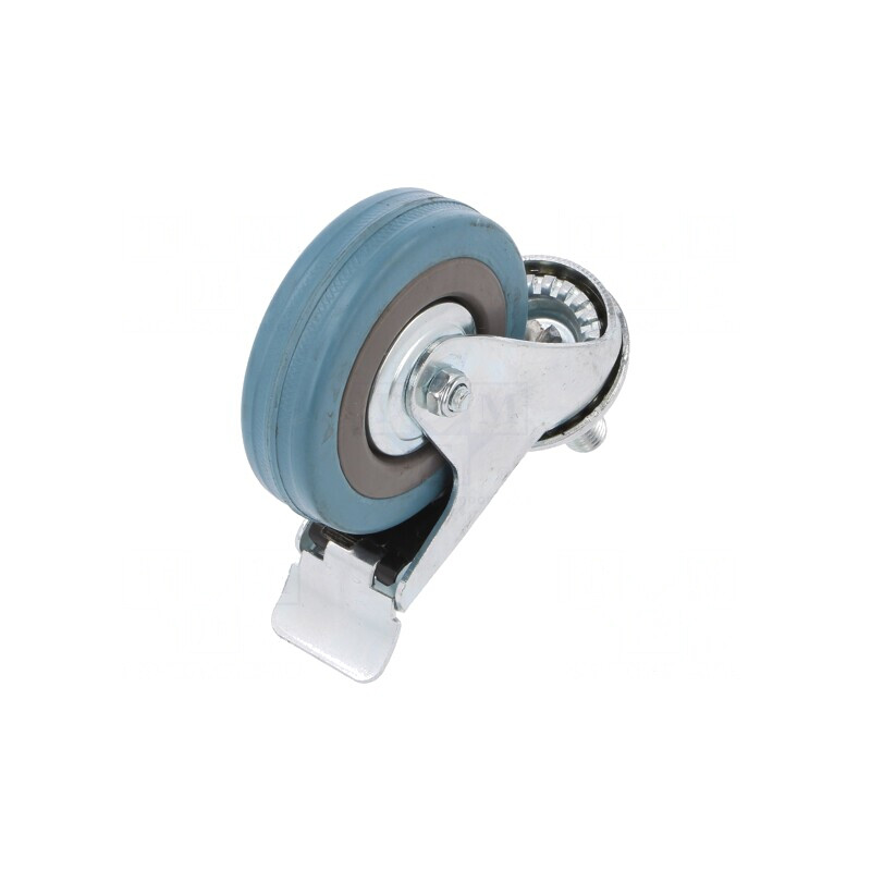 Roată de transport 75mm cu ax 45kg gumă | Electronic-mag.ro | Componente Electronice