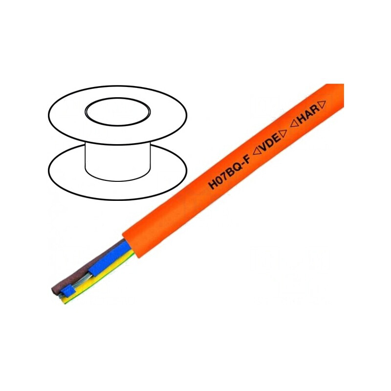 Cablu Electric H07BQ-F 5G1,5mm2 450V/700V Cu Litat Clasa 5 | Electronic-mag.ro | Componente Electronice