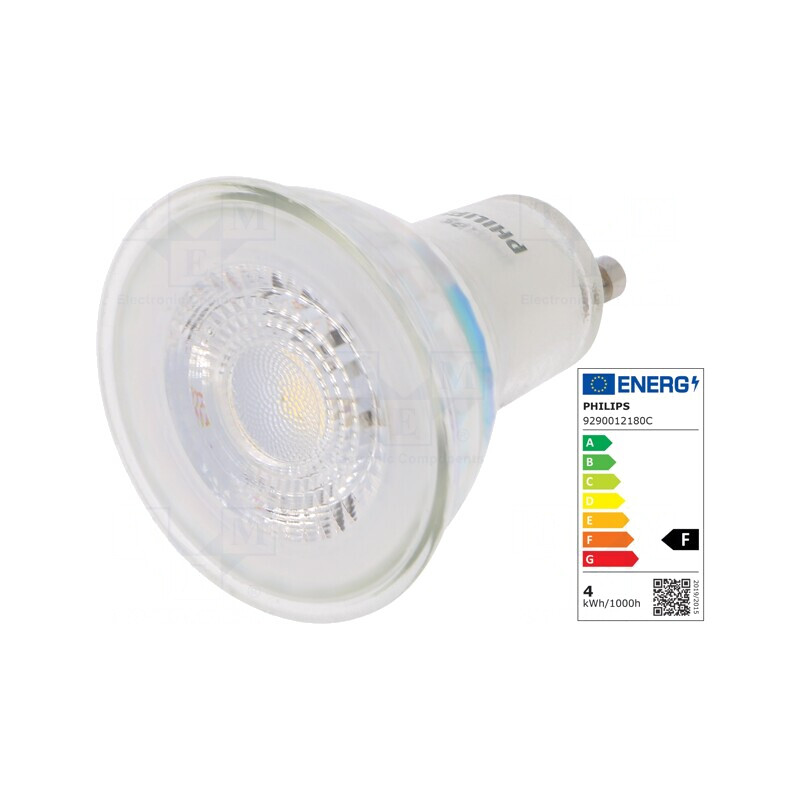 Lampă LED GU10 3.5W 4000K 275lm Alb Neutru | Electronic-mag.ro | Componente Electronice