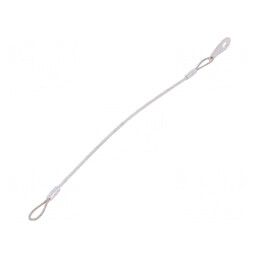 Cablu de Asigurare PVC Oțel Inoxidabil 200mm | Electronic-mag.ro | Componente Electronice