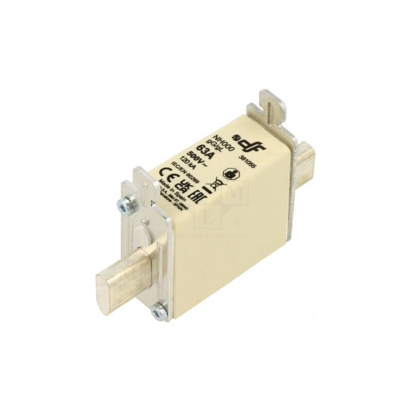 Siguranță ceramică NH000 63A 500VAC 250VDC | Electronic-mag.ro | Componente Electronice Siguranță ceramică NH000 63A 500VAC 250VDC | Electronic-mag.ro | Componente Electronice