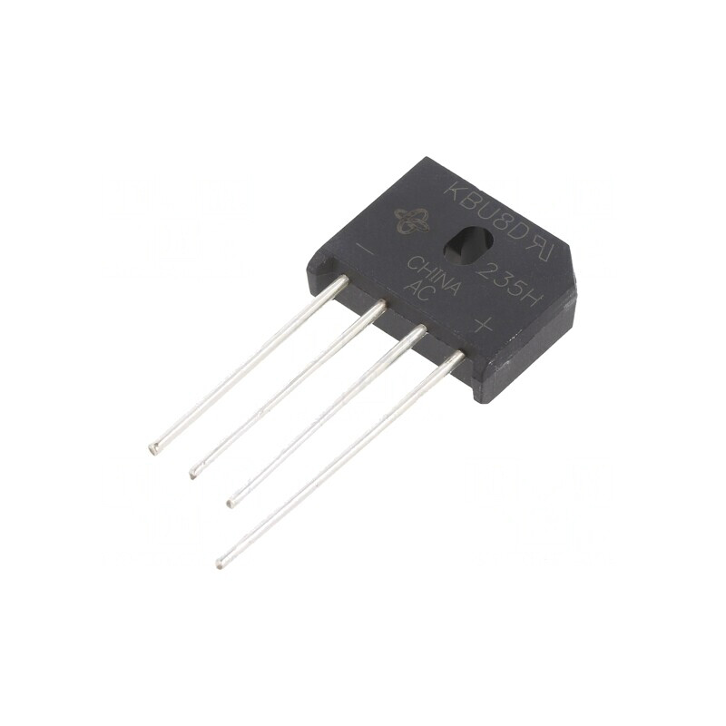 Punte Redresoare Monofazată 200V 8A 300A | Electronic-mag.ro | Componente Electronice