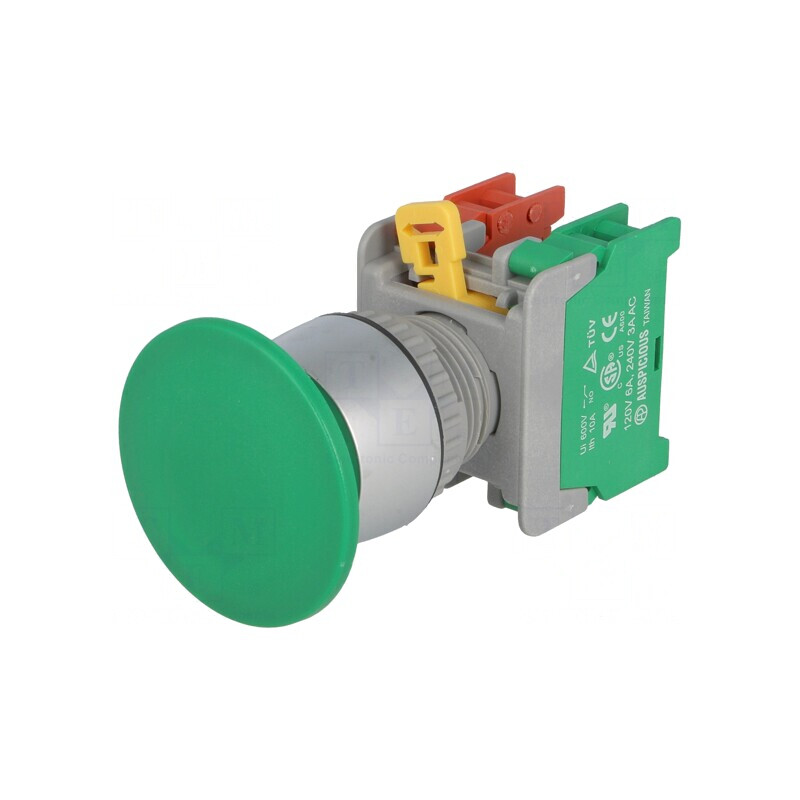 Comutator apăsare 22mm 1 NC NO | Electronic-mag.ro | Componente Electronice