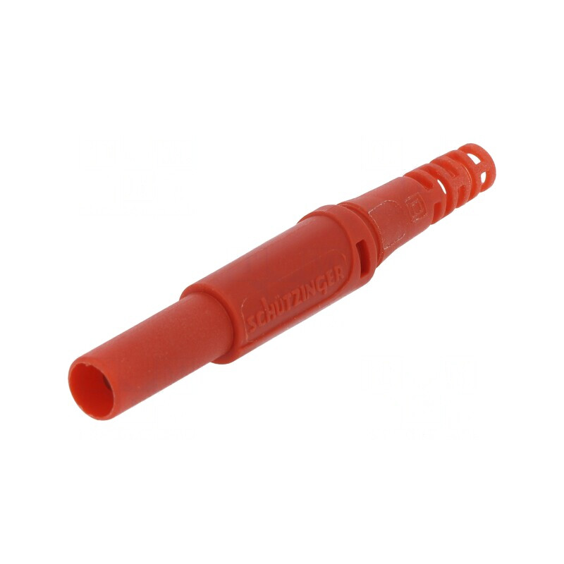 Mufă Banană 4mm Roșie 32A 1kVDC | Electronic-mag.ro | Componente Electronice