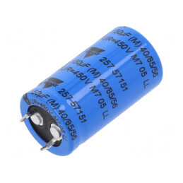Condensator Electrolitic SNAP-IN 150uF 450V 22x40mm ±20% | Electronic-mag.ro | Componente Electronice