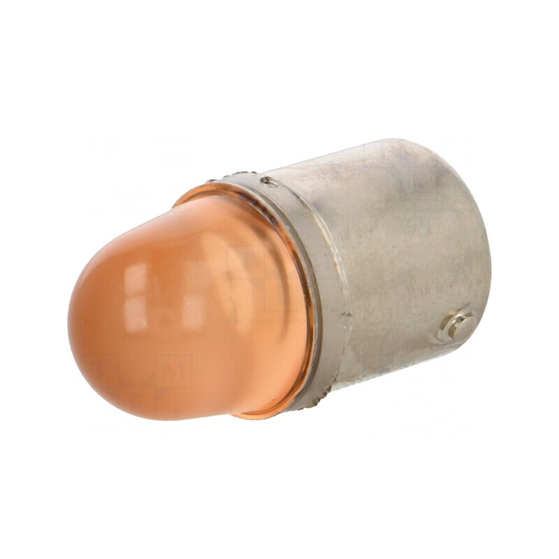 Lampă LED portocalie 24V BA15S | Electronic-mag.ro | Componente Electronice