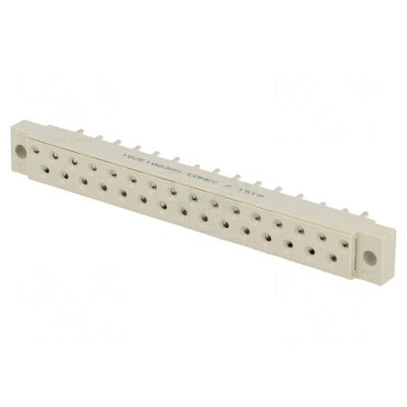 Soclu DIN 41617 mamă 31 pini 2,5mm 4A | Electronic-mag.ro | Componente Electronice