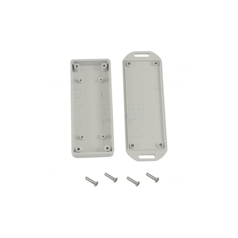 Carcasă Universală 80x80x20mm cu Lame de Fixare | Electronic-mag.ro | Componente Electronice