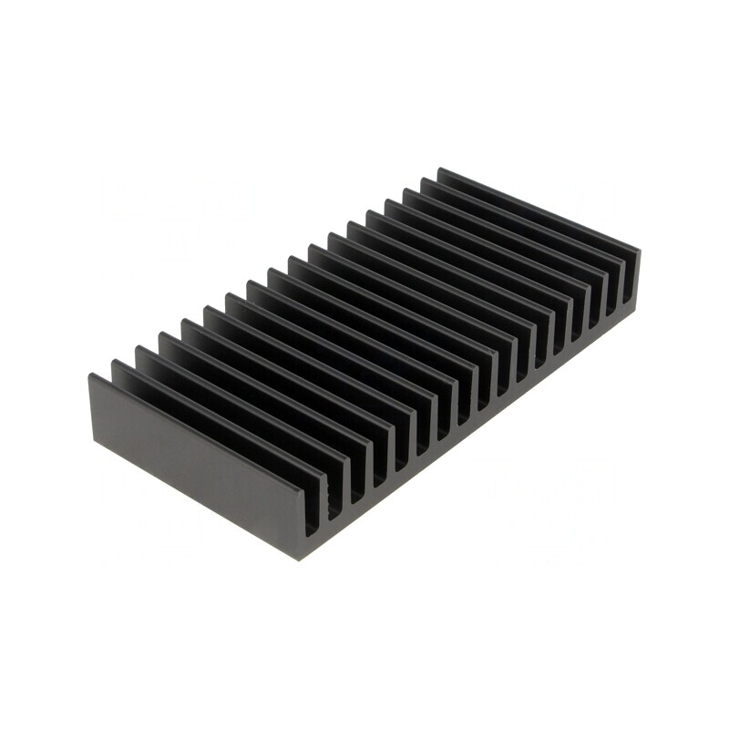 Radiator Negru cu Aripioare 50x100x15mm | Electronic-mag.ro | Componente Electronice