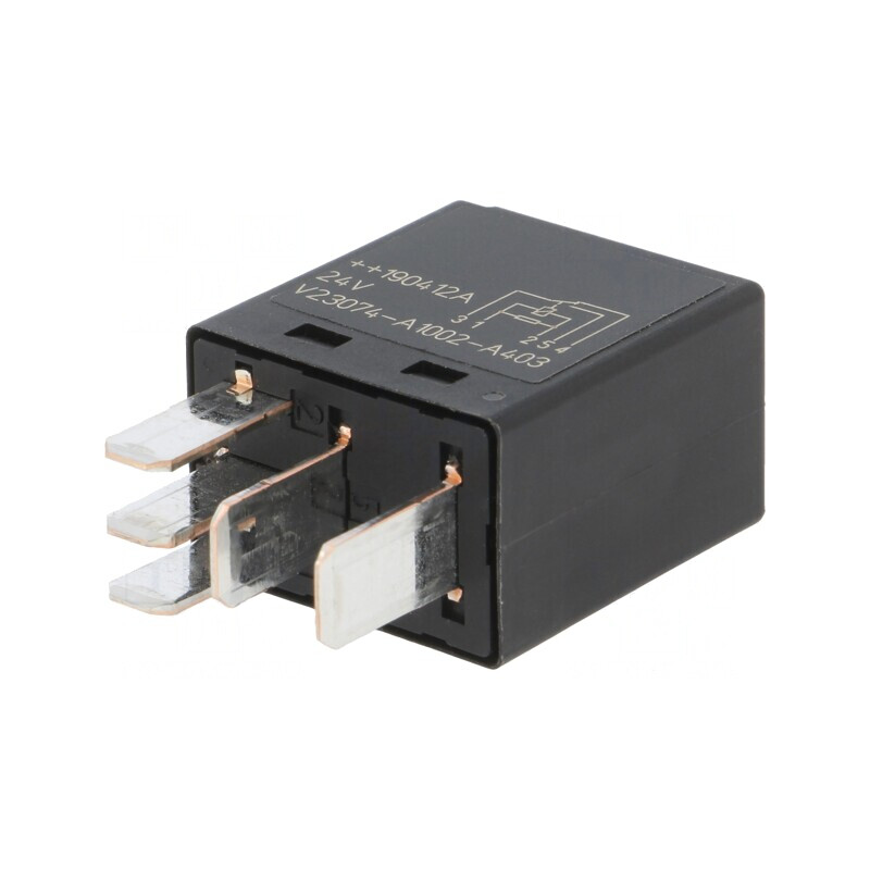 Releu Electromagnetic SPDT 24VDC 20A Auto | Electronic-mag.ro | Componente Electronice
