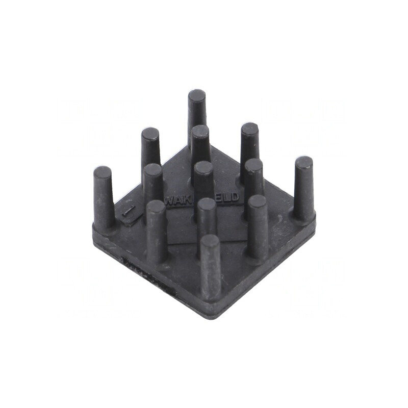 Radiator extrudat cu aripioare BGA DELTEM 16,5x16,5mm | Electronic-mag.ro | Componente Electronice